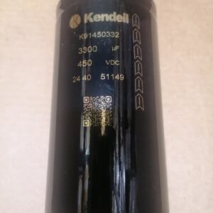 CAPACITOR ALU 3300uF 450V 20% 76X143 M12  K91450332SHM0J143